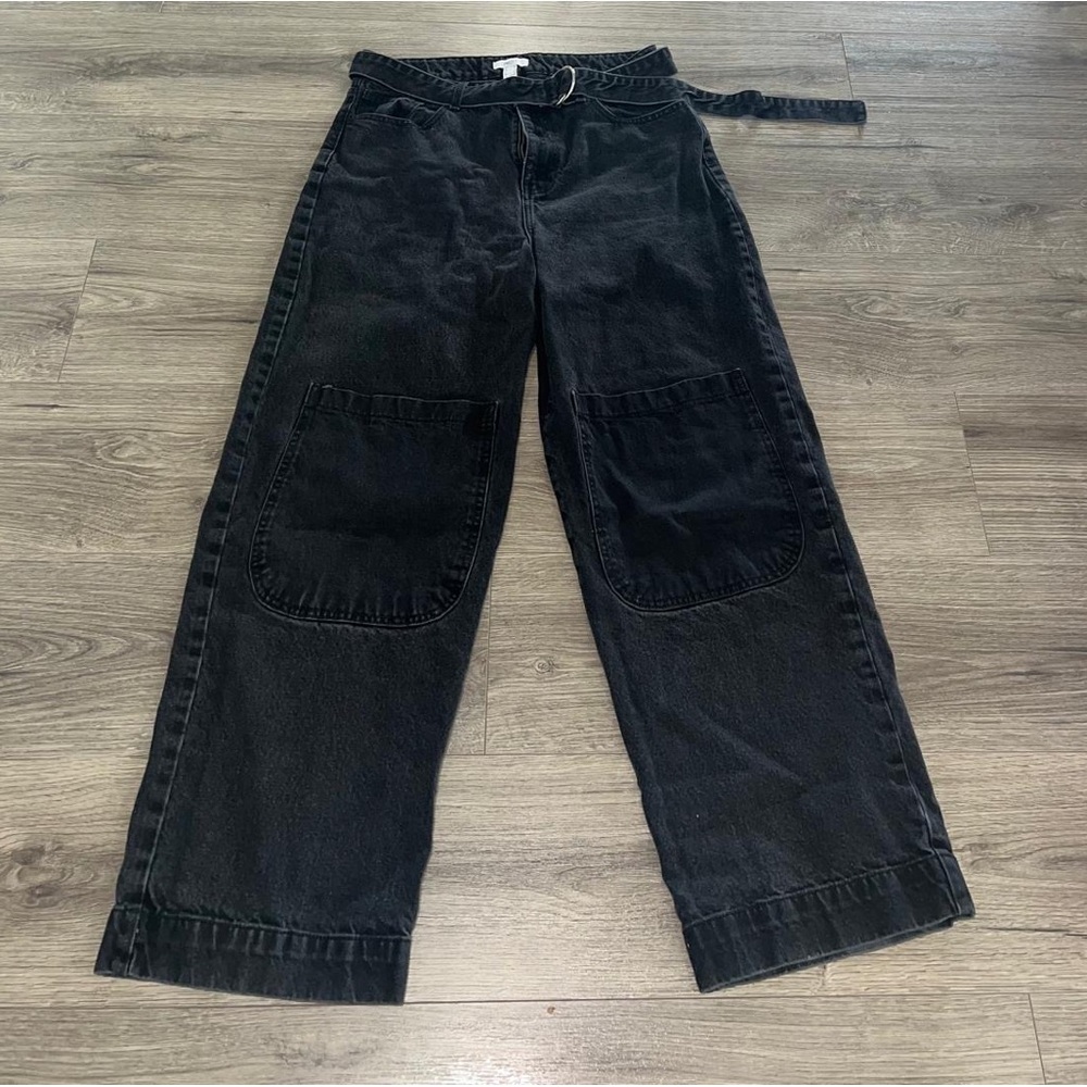 Forever 21 Gray Black Washed Denim Jeans